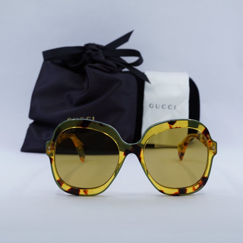 Gucci GG1240S 003 Round Sunglasses - Havana - Picture 2 of 10